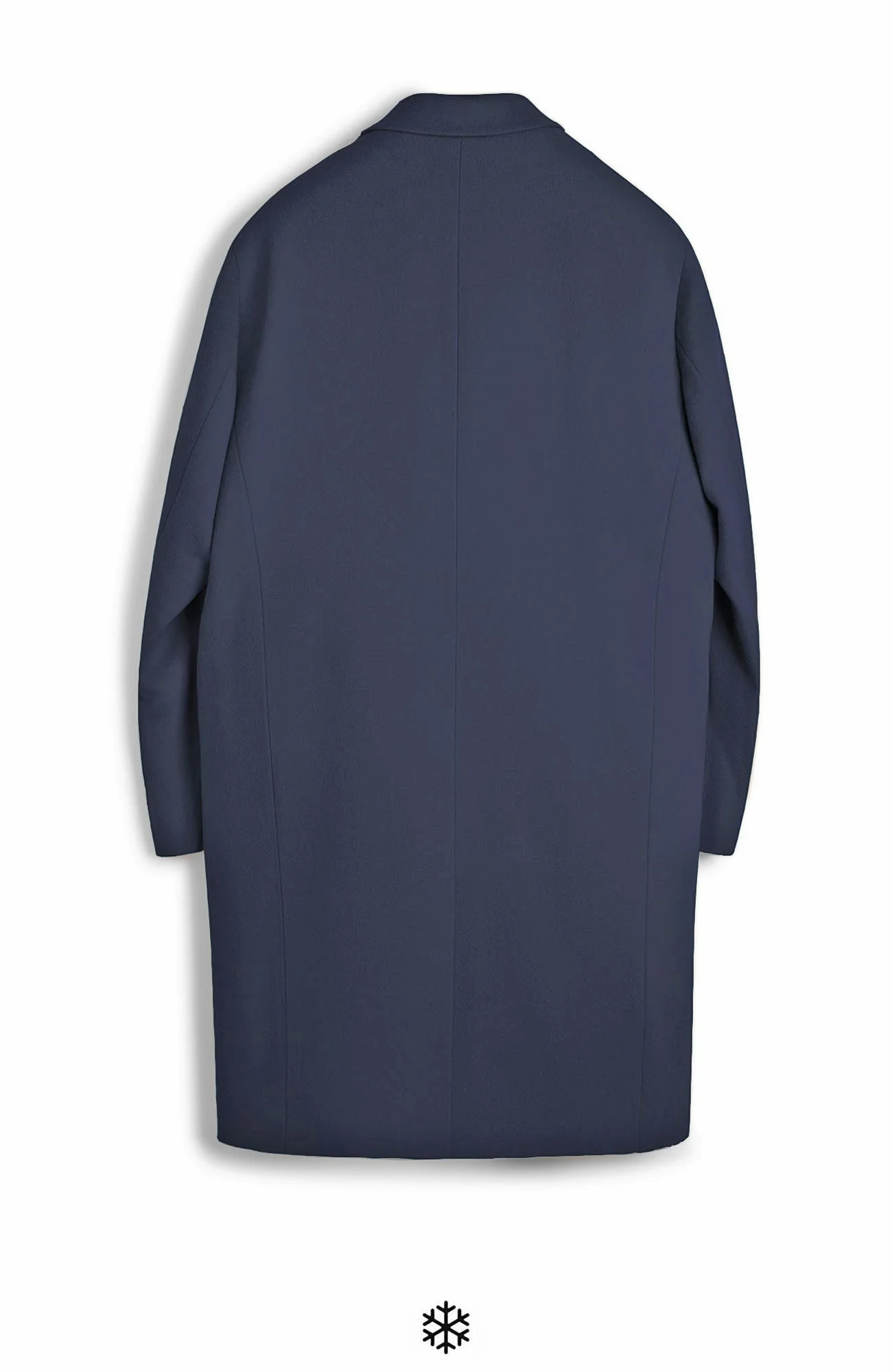 Thomas Navy Cashmere Overcoat - Image 3