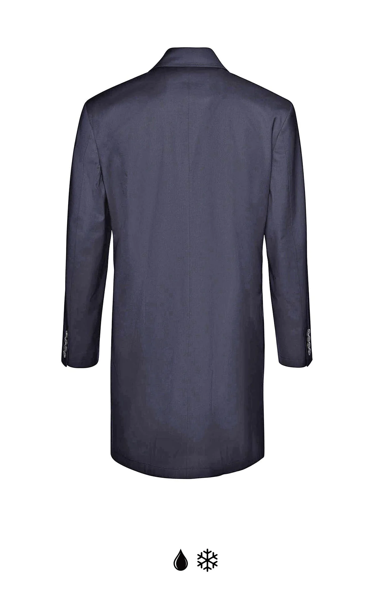 Jax Single Breast Navy Topcoat - Image 3