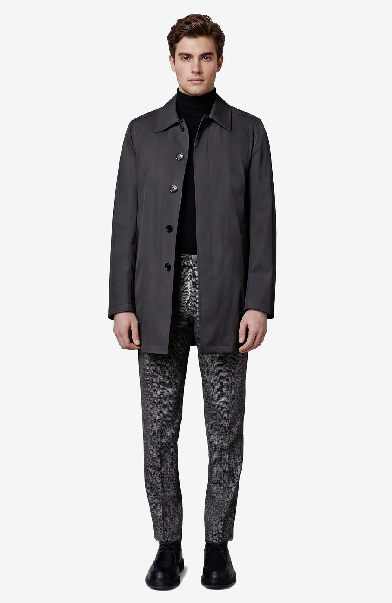 McCord Black Raincoat - Image 3