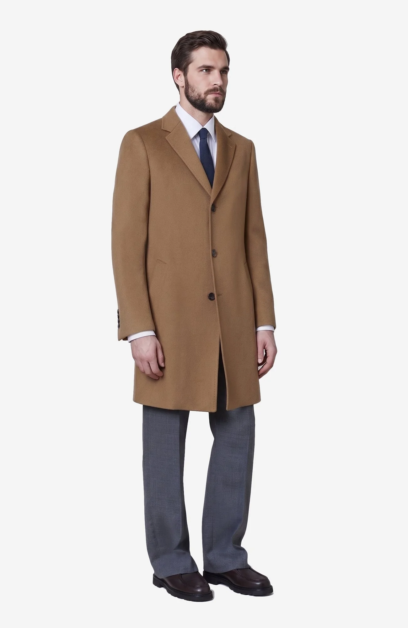 The St. Pierre Cashmere Topcoat In Vicuna - Image 3