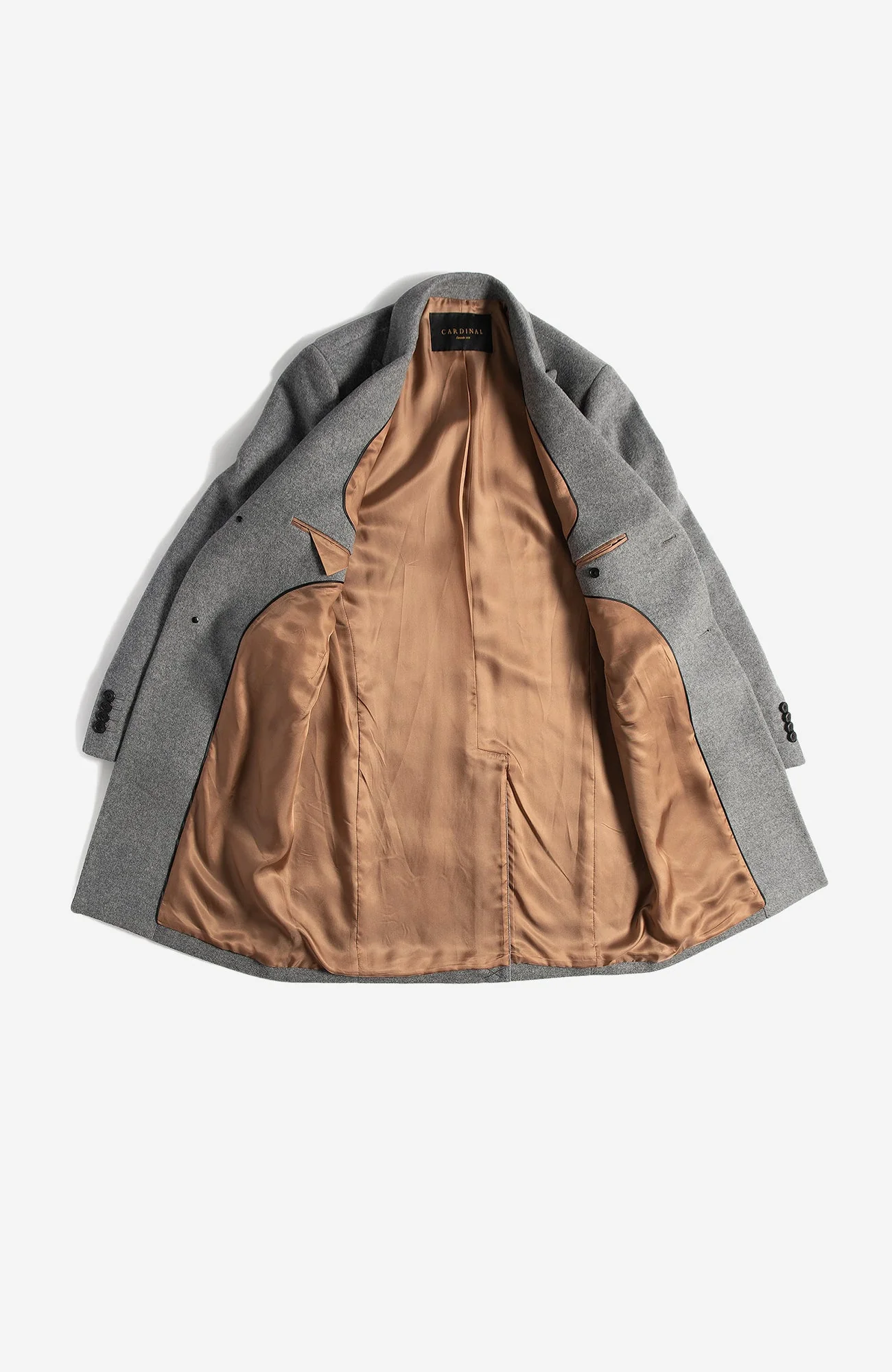 Sutton Light Gray Wool Topcoat - Image 4