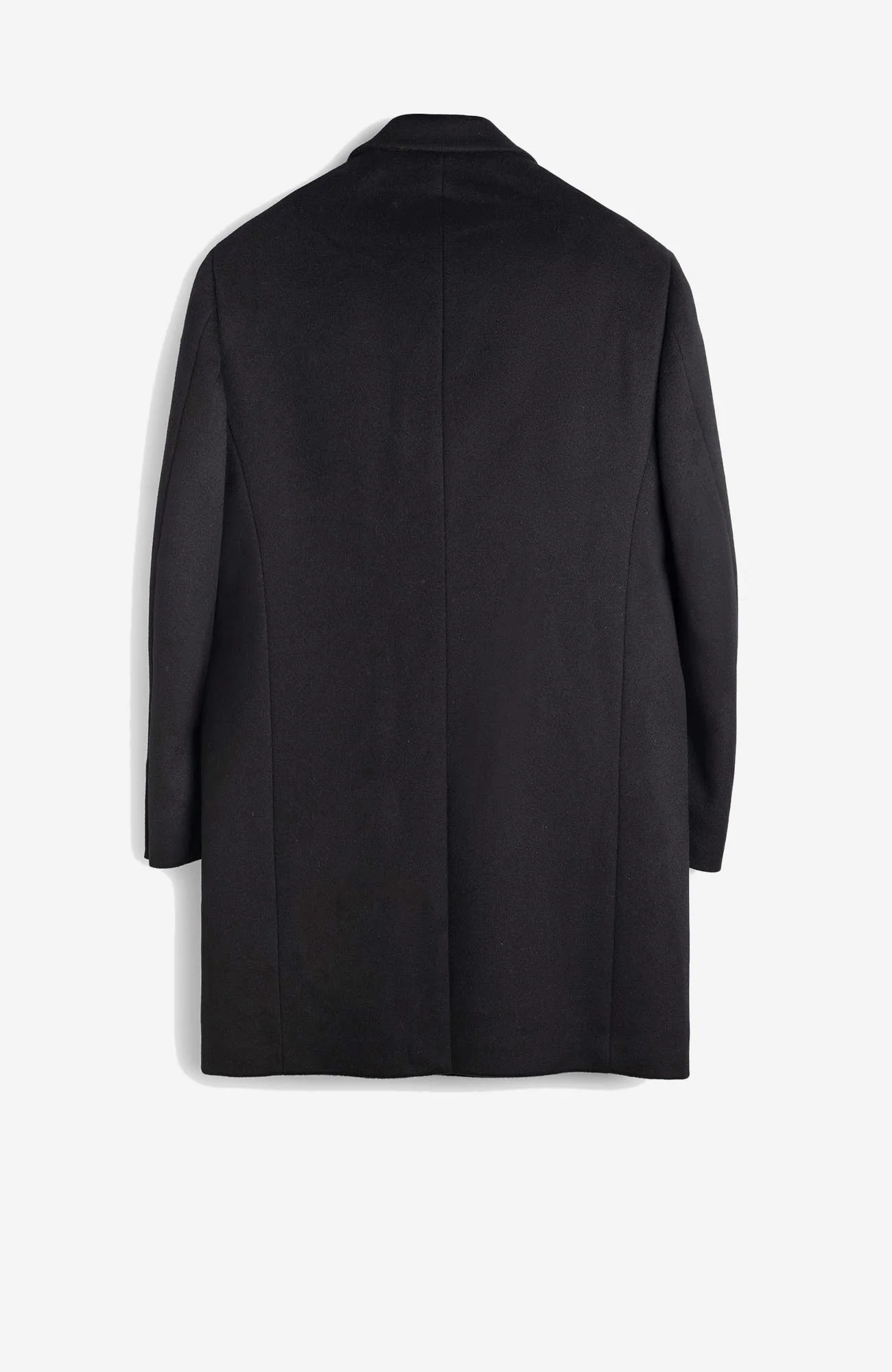 Sutton Black Wool Topcoat - Image 3