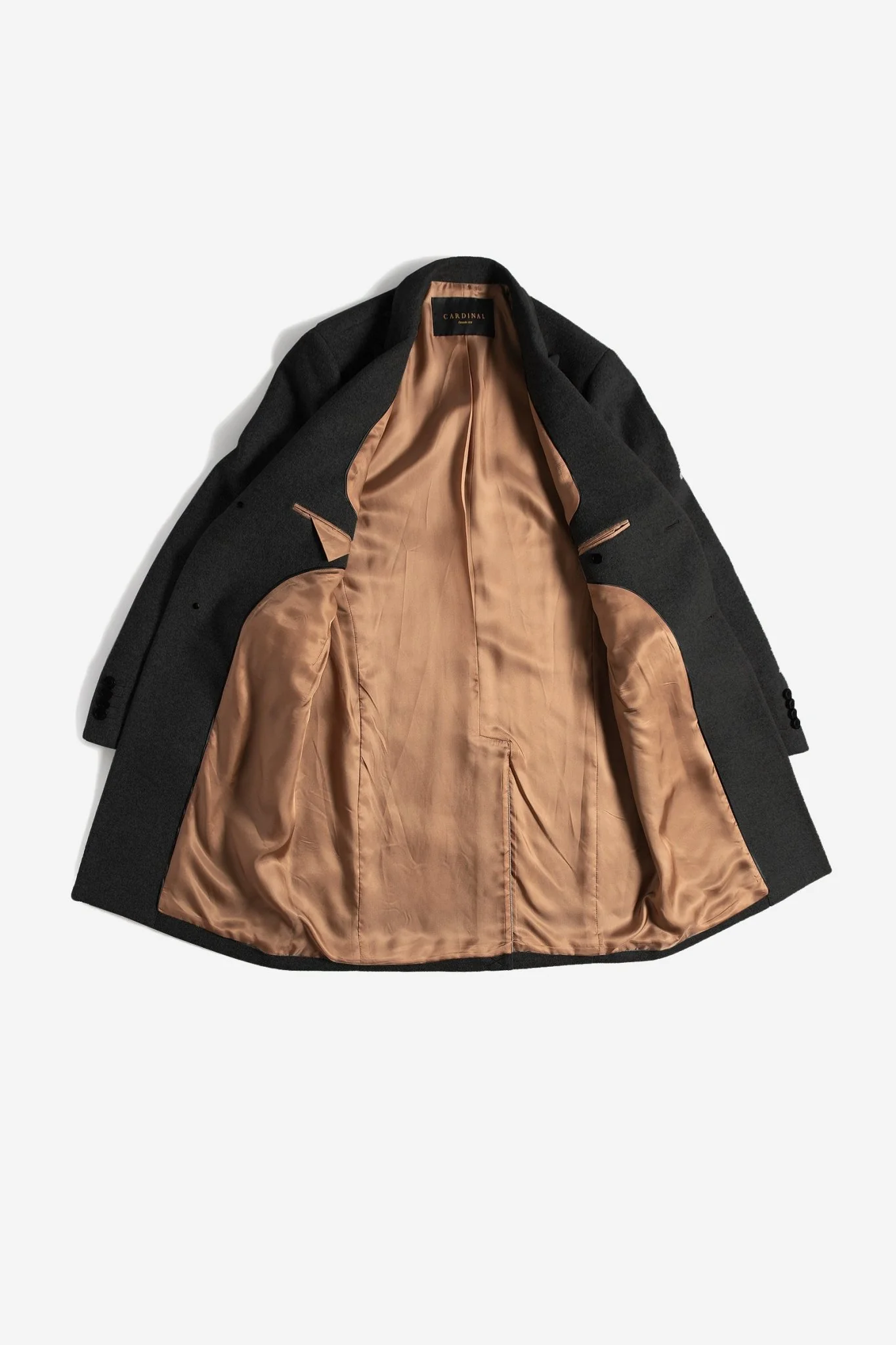 Sutton Black Wool Topcoat - Image 4