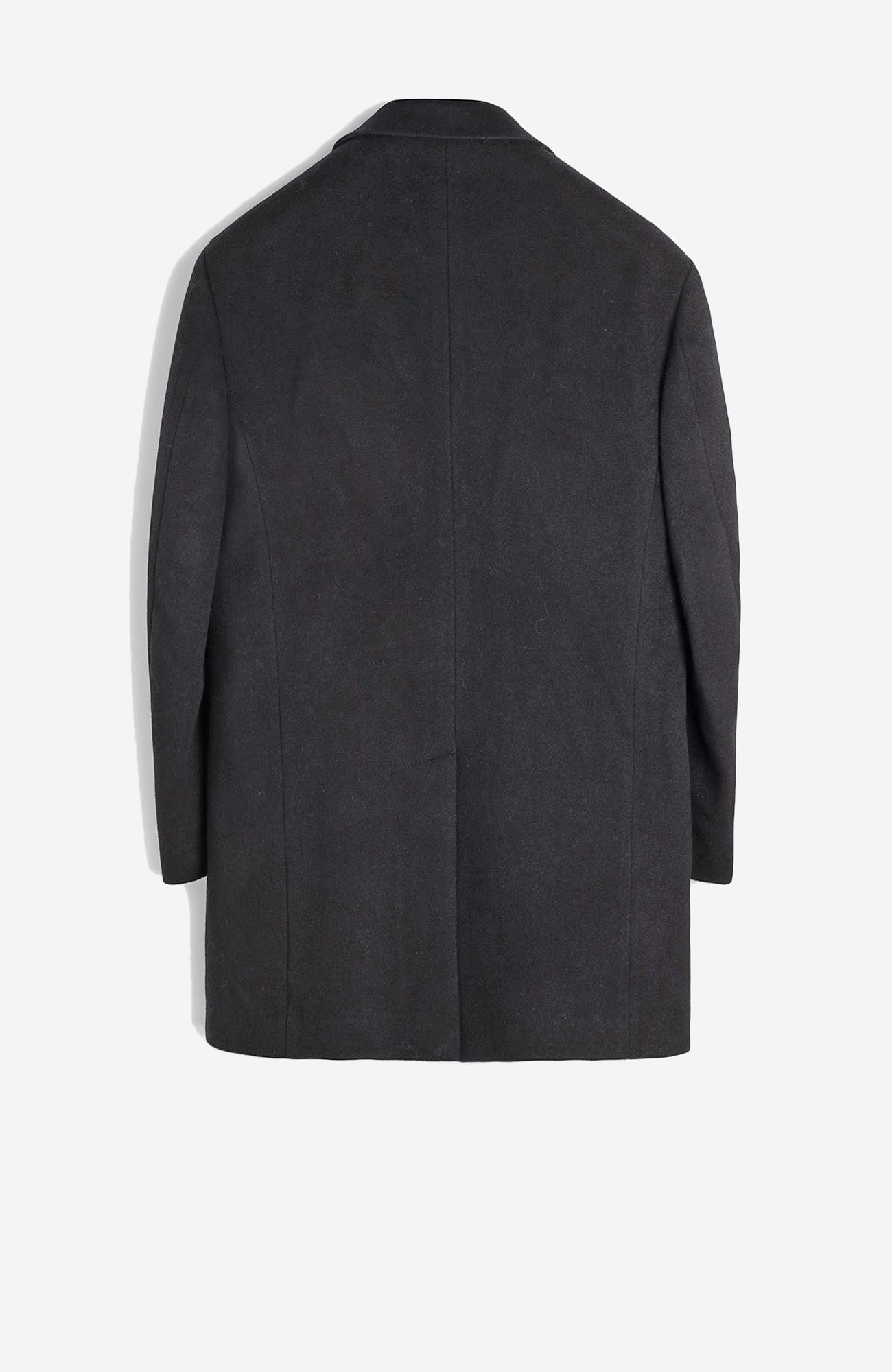 Trenton Black Wool & Cashmere Topcoat - Image 5