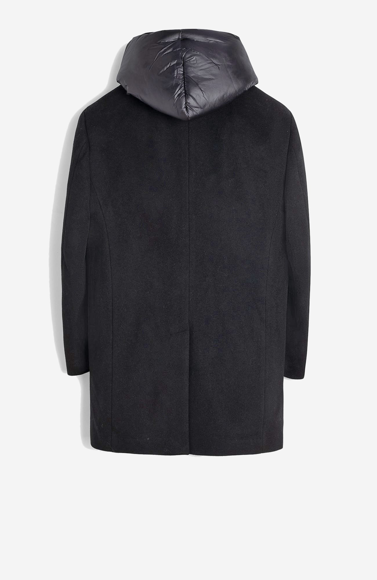 Trenton Black Wool & Cashmere Topcoat - Image 6