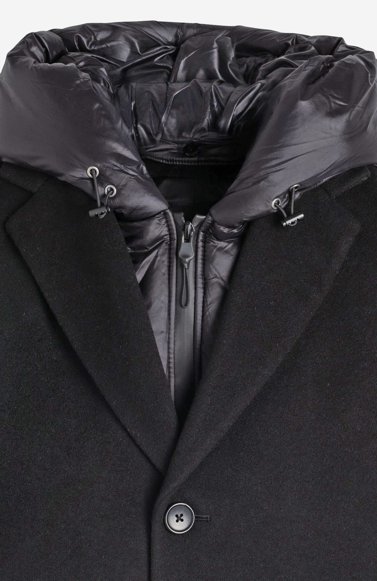 Trenton Black Wool & Cashmere Topcoat - Image 7